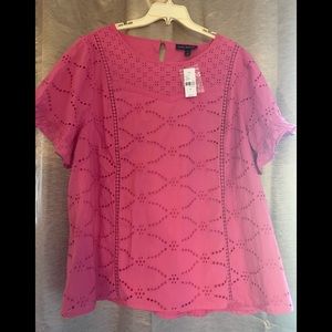 Lane Bryant short sleeve top. Bought new this summer! Never worn.